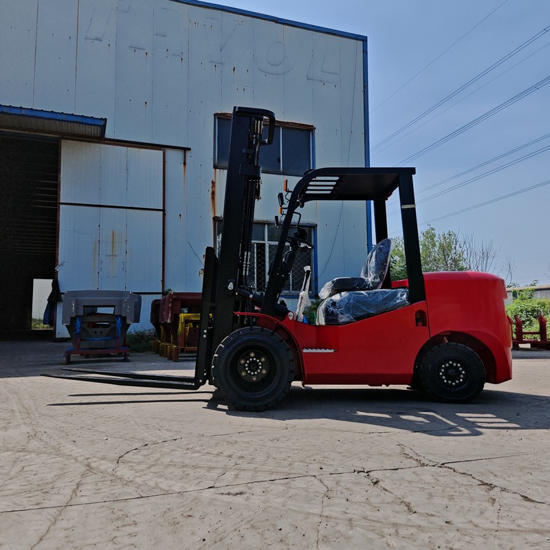 Dual Front Wheel High Mast Forklift
