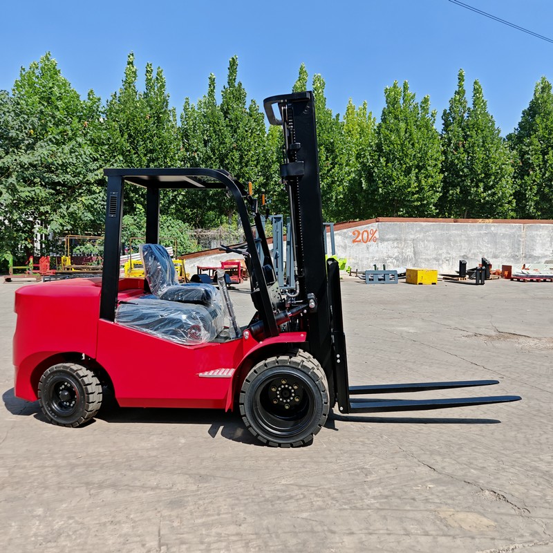Dual Front Wheel High Mast Forklift