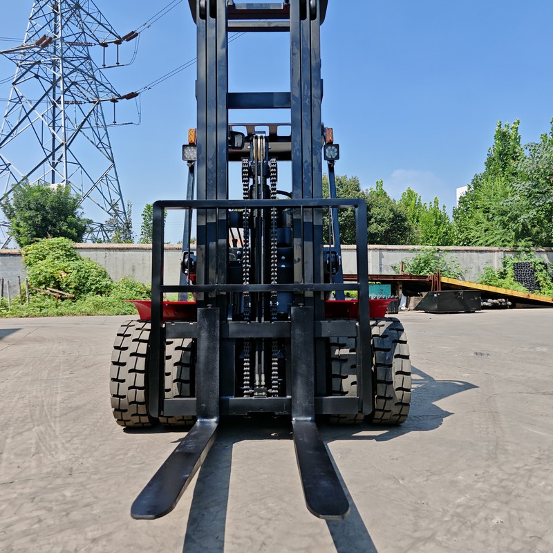 Dual Front Wheel High Mast Forklift