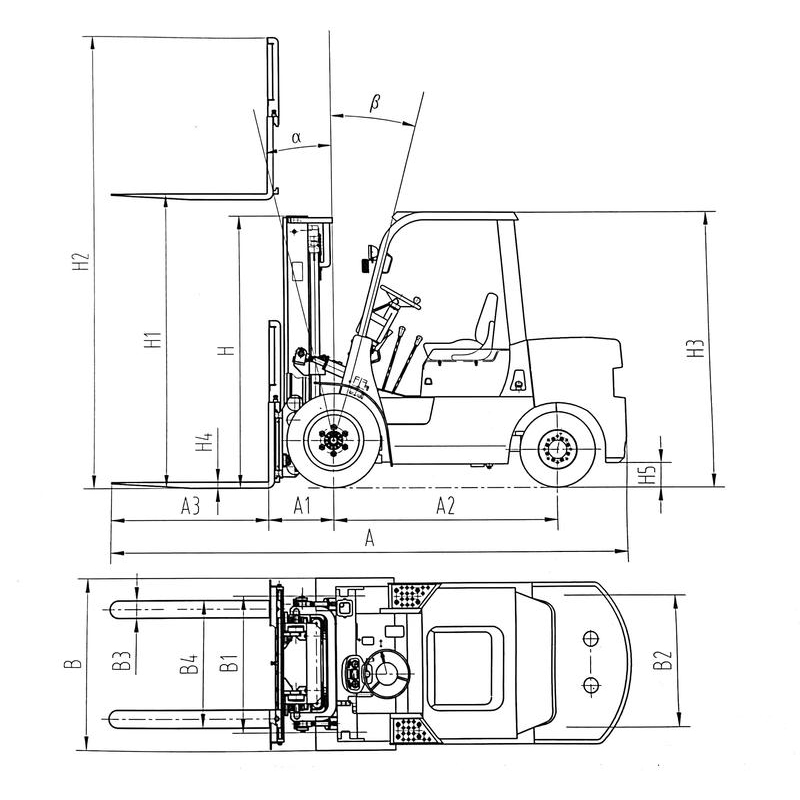 Diesel Forklift Truck