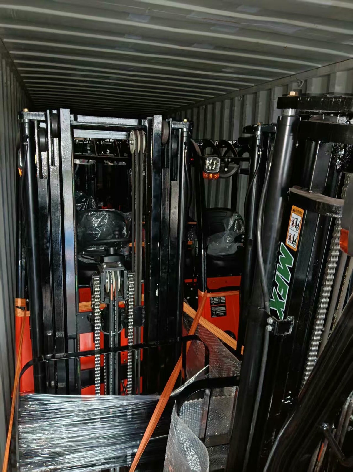 Electric Forklift Shipment Photo