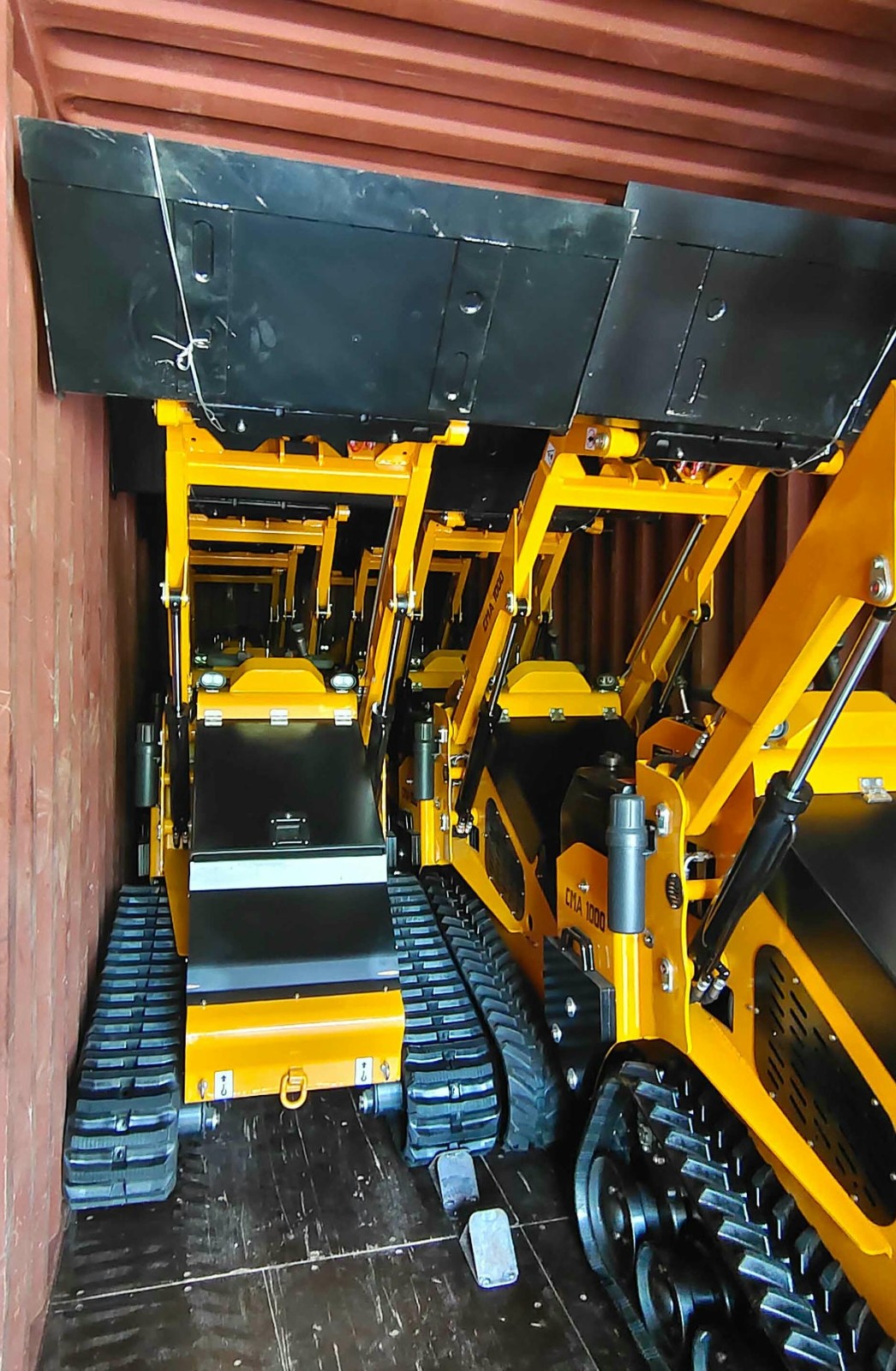 Skid Steer Loader Shipment Photo