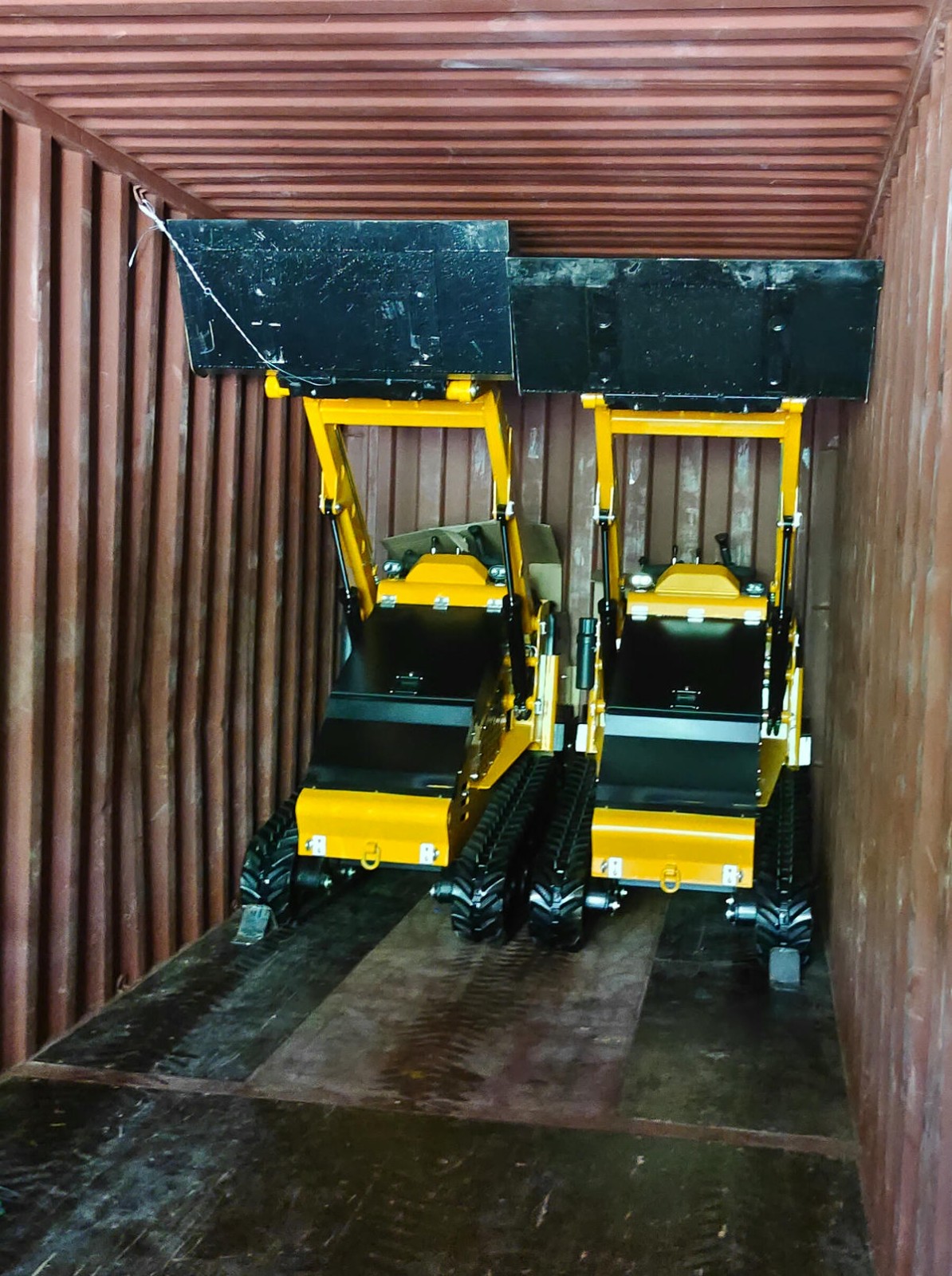 Skid Steer Loader Shipment Photo