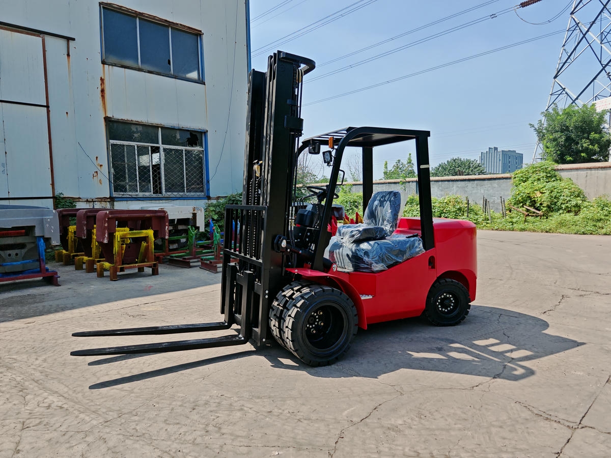 Dual Front Wheel High Mast Forklift Dual Front Wheel High Mast Forklift