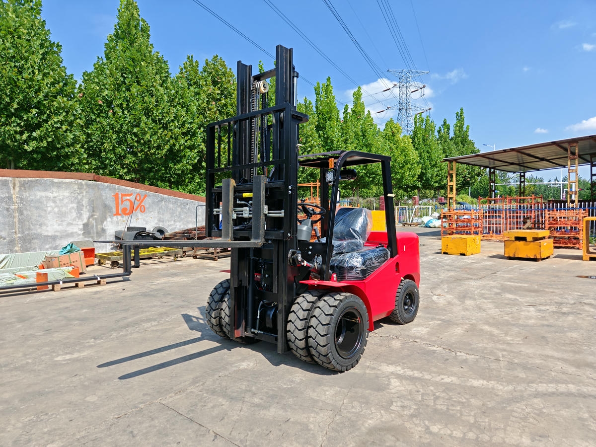 Dual Front Wheel Forklift